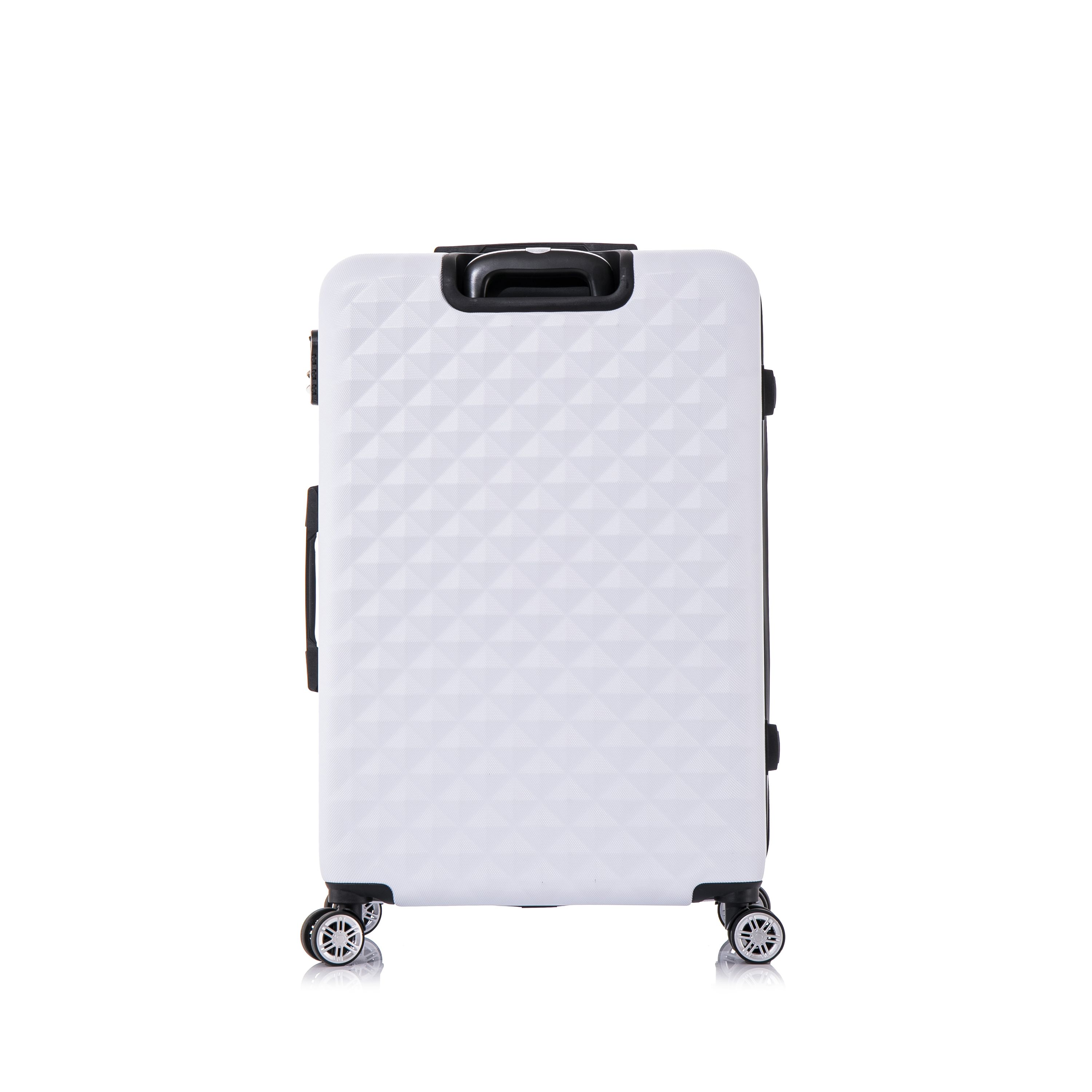 Reisekoffer Hartschalenkoffer AMY 5er Set weiss