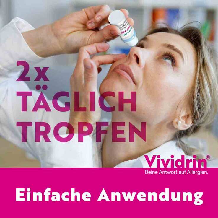Vividrin Azelastin MDO 0,5 mg / ml Augentropfen Lösung , 10 ml