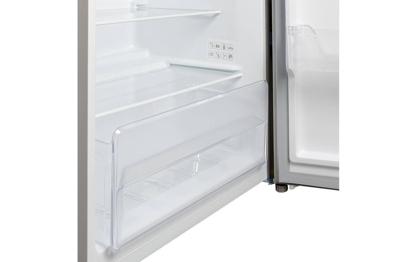 Kühlschrank 109971 Silber, Rechts, Wechselbar<br>Freistehender Kühlschrank