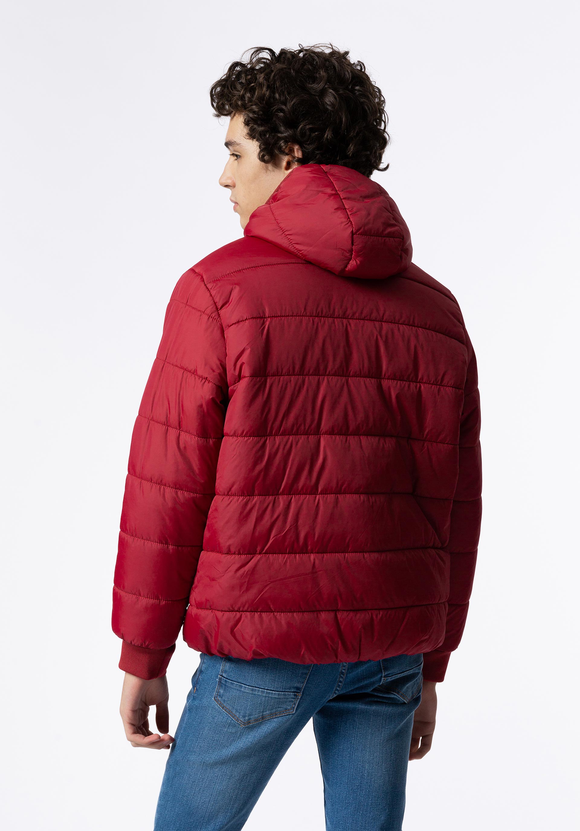 Casaco Acolchoado com Capuz Water Resistant