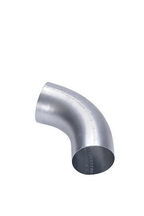 Coude cintré soudé zinc Ø80 mm L.22 cm