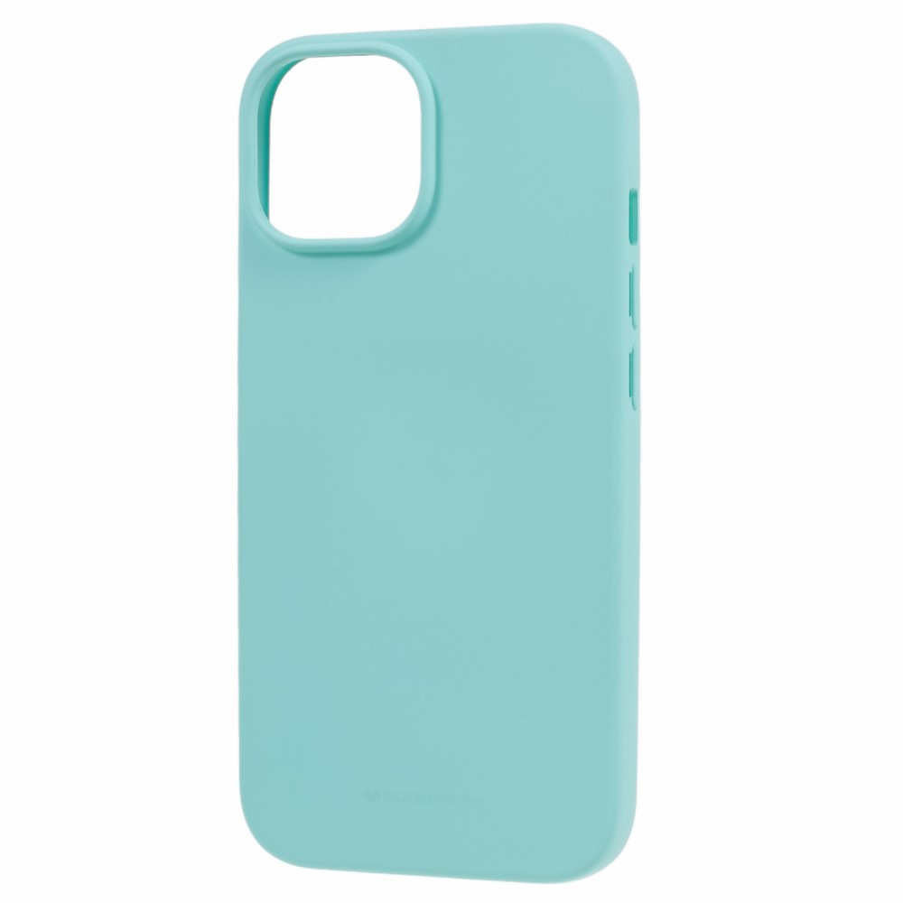 Mercury Goospery - iPhone 15 Gummi Case Hülle - Türkis (Matt)