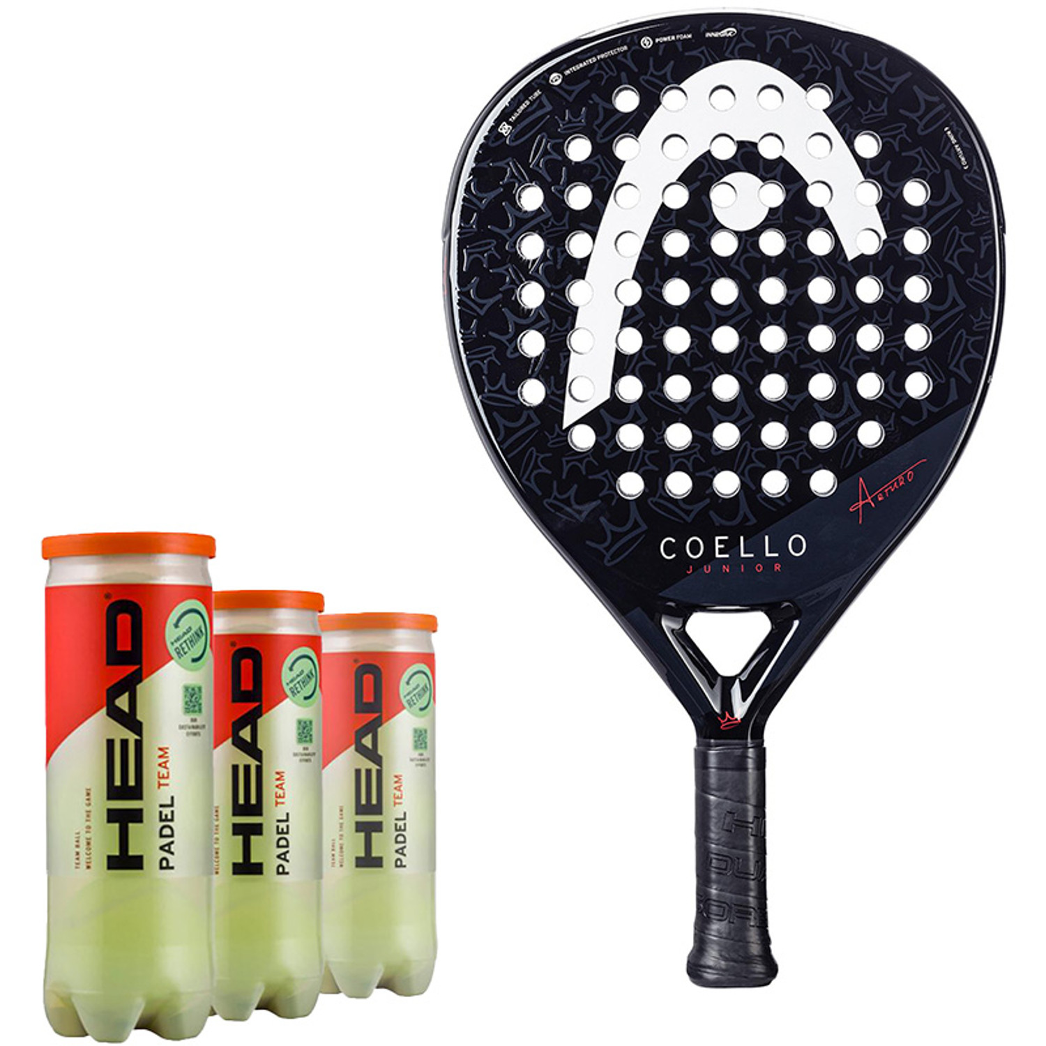 Head Racket + Balls Pack 17