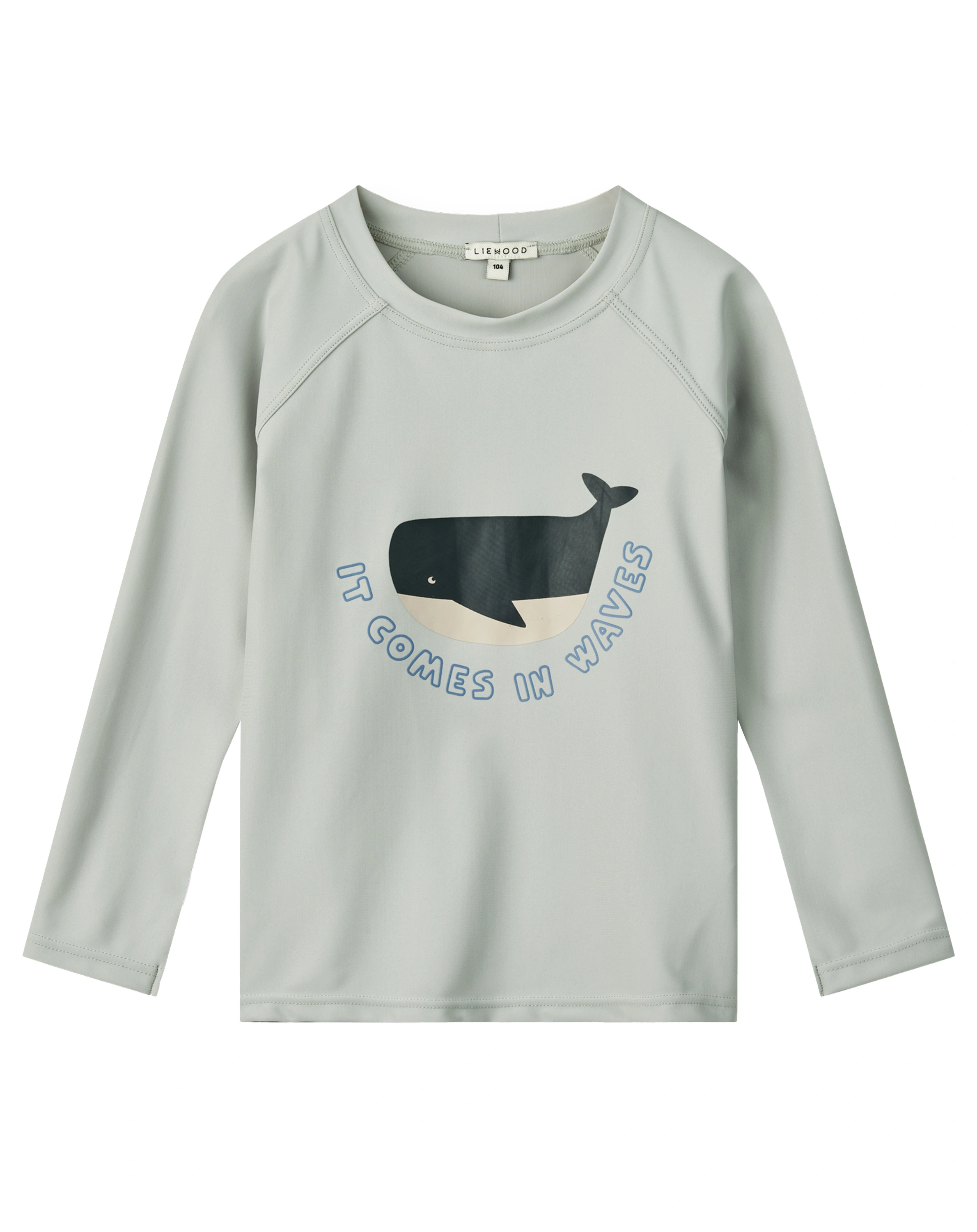 Badeshirt NOAH WHALE in cloud blue