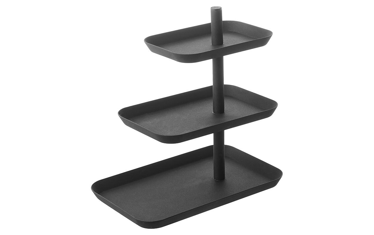 Etagere Tower 3-stufig, SchwarzServierständer