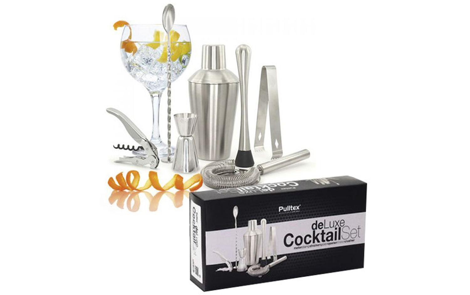 Cocktail-Set Deluxe 0.5 l, Silber<br>Cocktailset Starter-Kit
