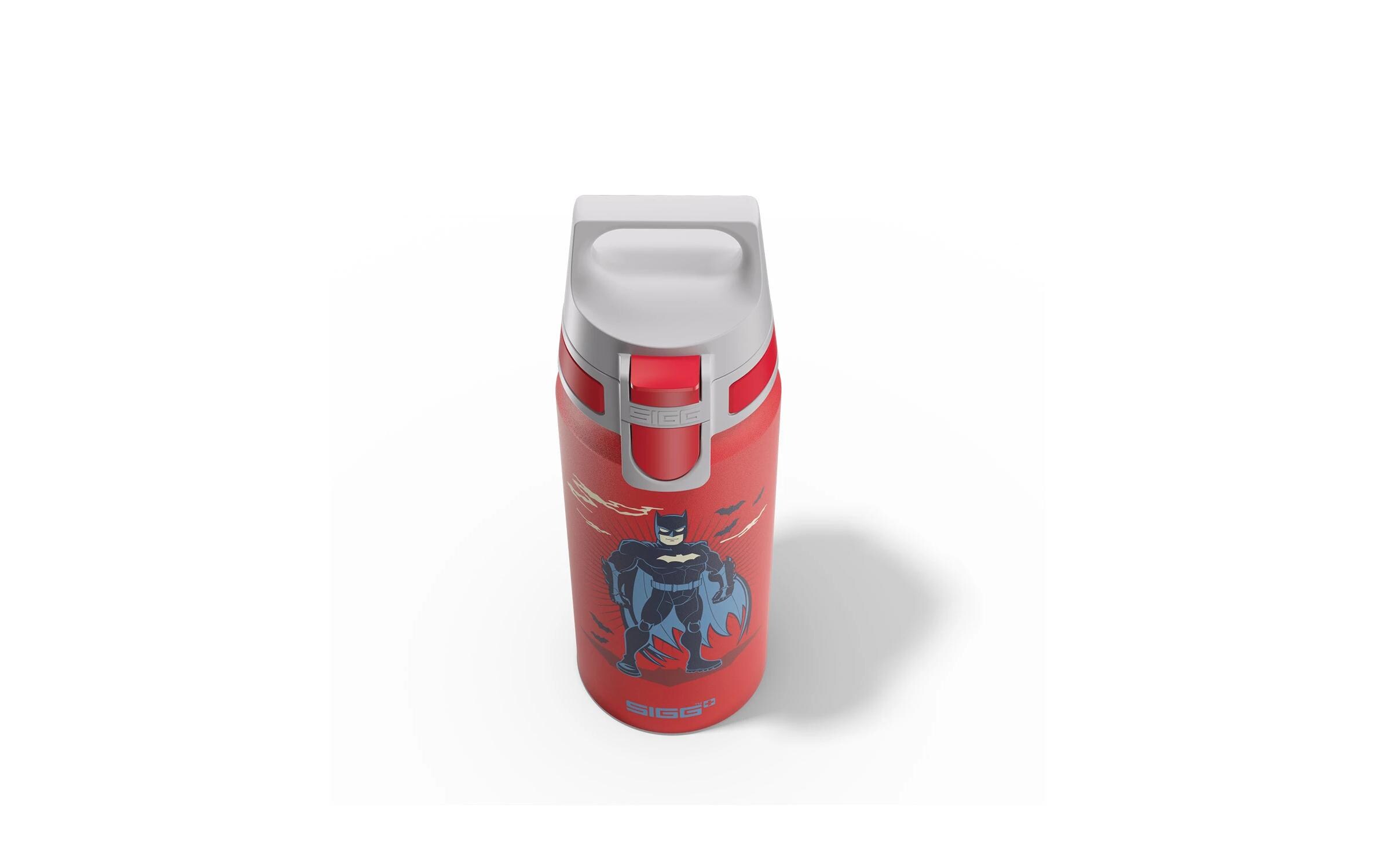 Trinkflasche WMB ONE Batman Standing 600 mlRecycelbare Aluminium-Trinkflasche für Kinder