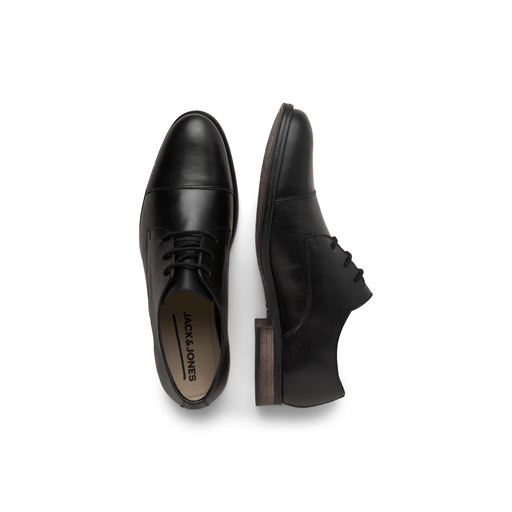 Jack&Jones Raymond Læder Sko, Anthracite, 40