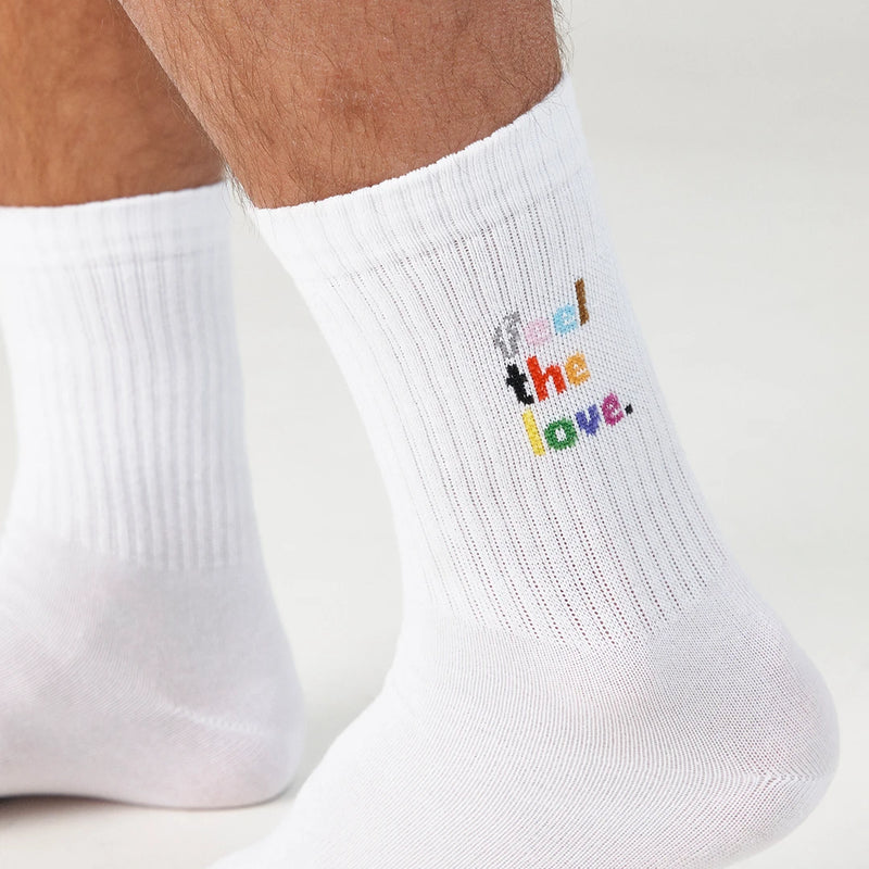Tennissocken aus Bio-Baumwolle Mix (Pride)