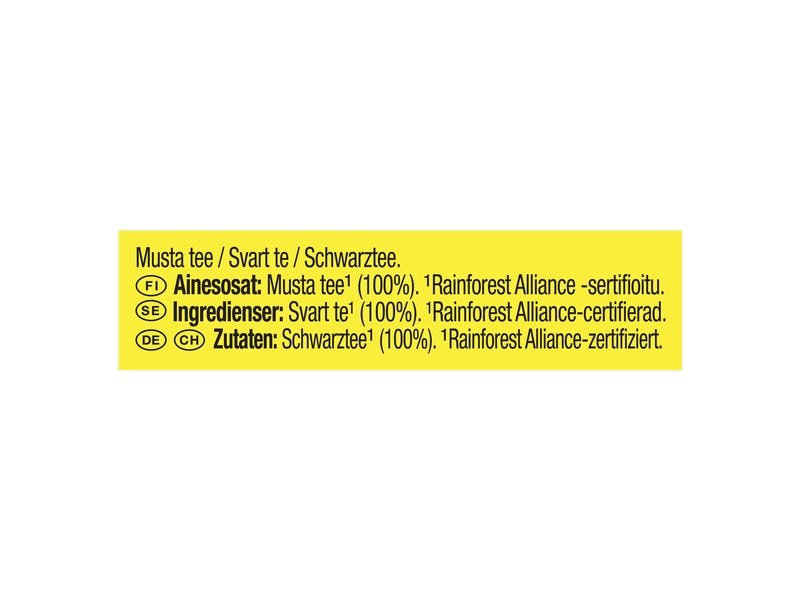 Lipton Teebeutel Yellow Label Schwarztee 20 Stück Kräftiger, intensiver Schwarztee