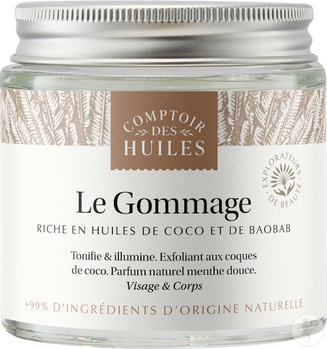 Comptoir Des Huiles Le Gommage Huiles De Coco Et De Baobab Bio Visage Et Corps 100ml