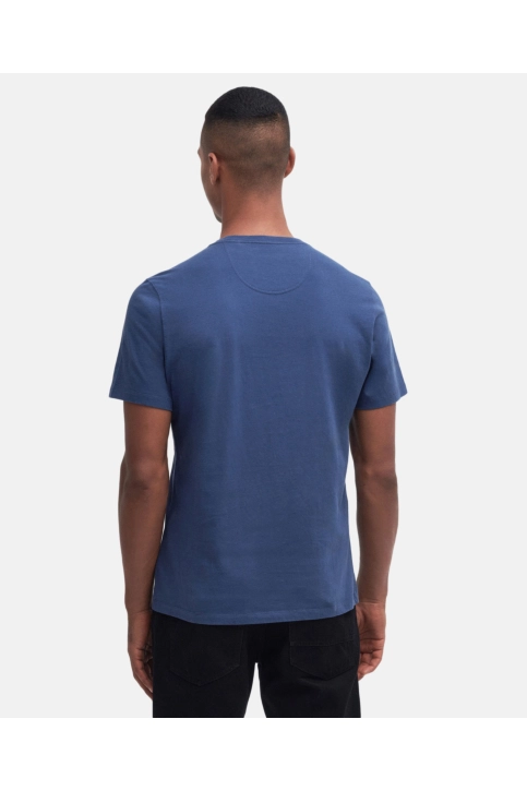 Tee shirt barbour intl speedway ny55 washed cobalt