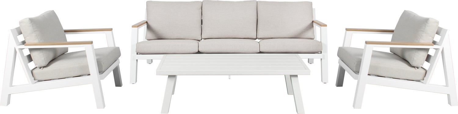 Intratuin 5-zits loungeset Clara wit