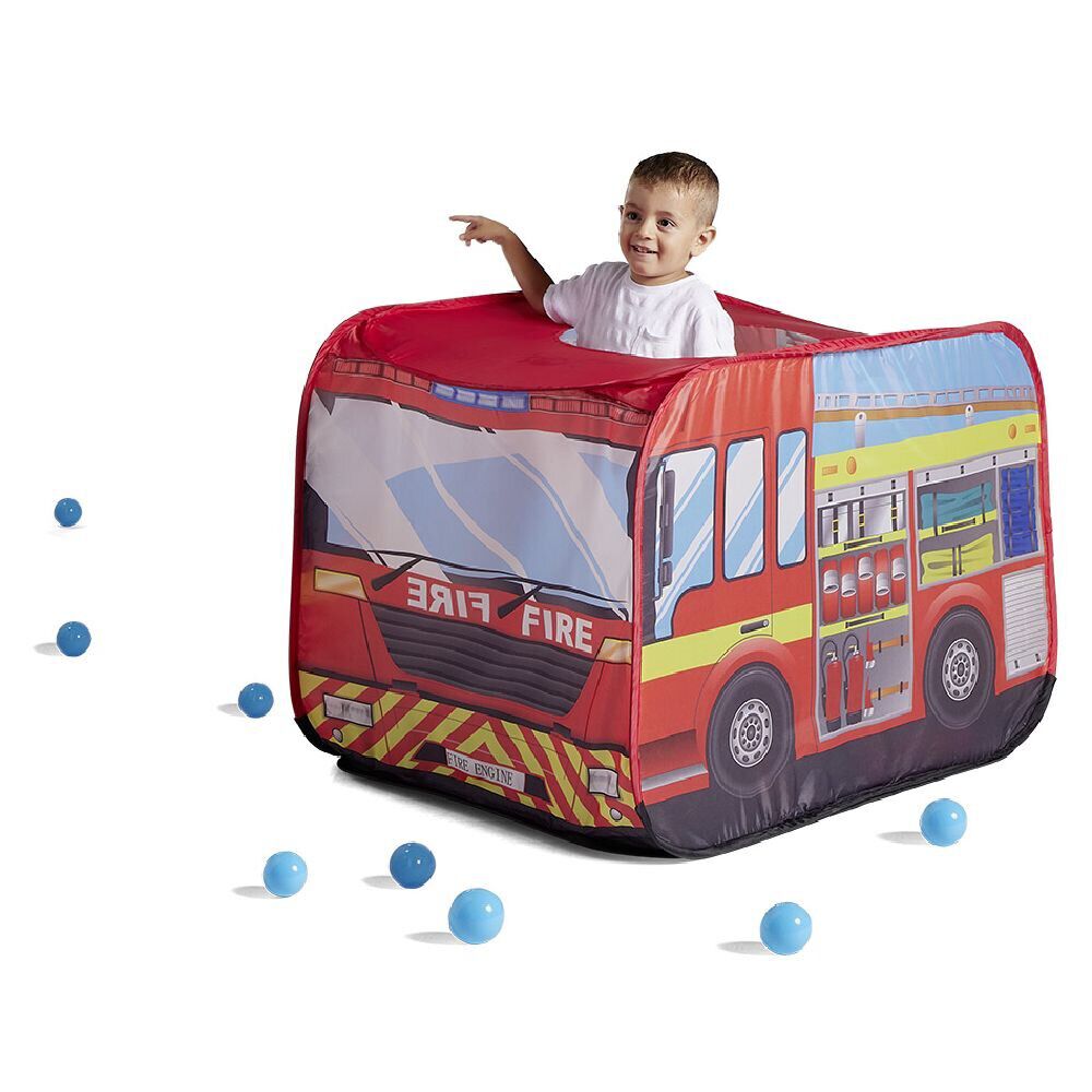 Piscine à balles camion pompier 110x70xH70cm