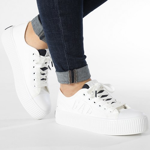 Baskets Femme Jackson Twill White