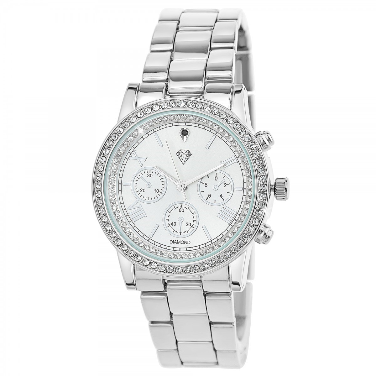 Montre Mayane élégante SC Crystal ornée d'un véritable diamant