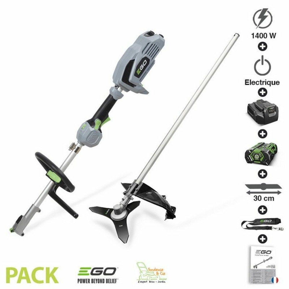 Pack débroussailleuse sans fil avec chargeur et batterie 56 volts inclus egopower ph1400e bca1200e
