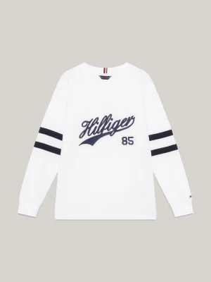Camiseta de manga comprida com o logotipo da universidade