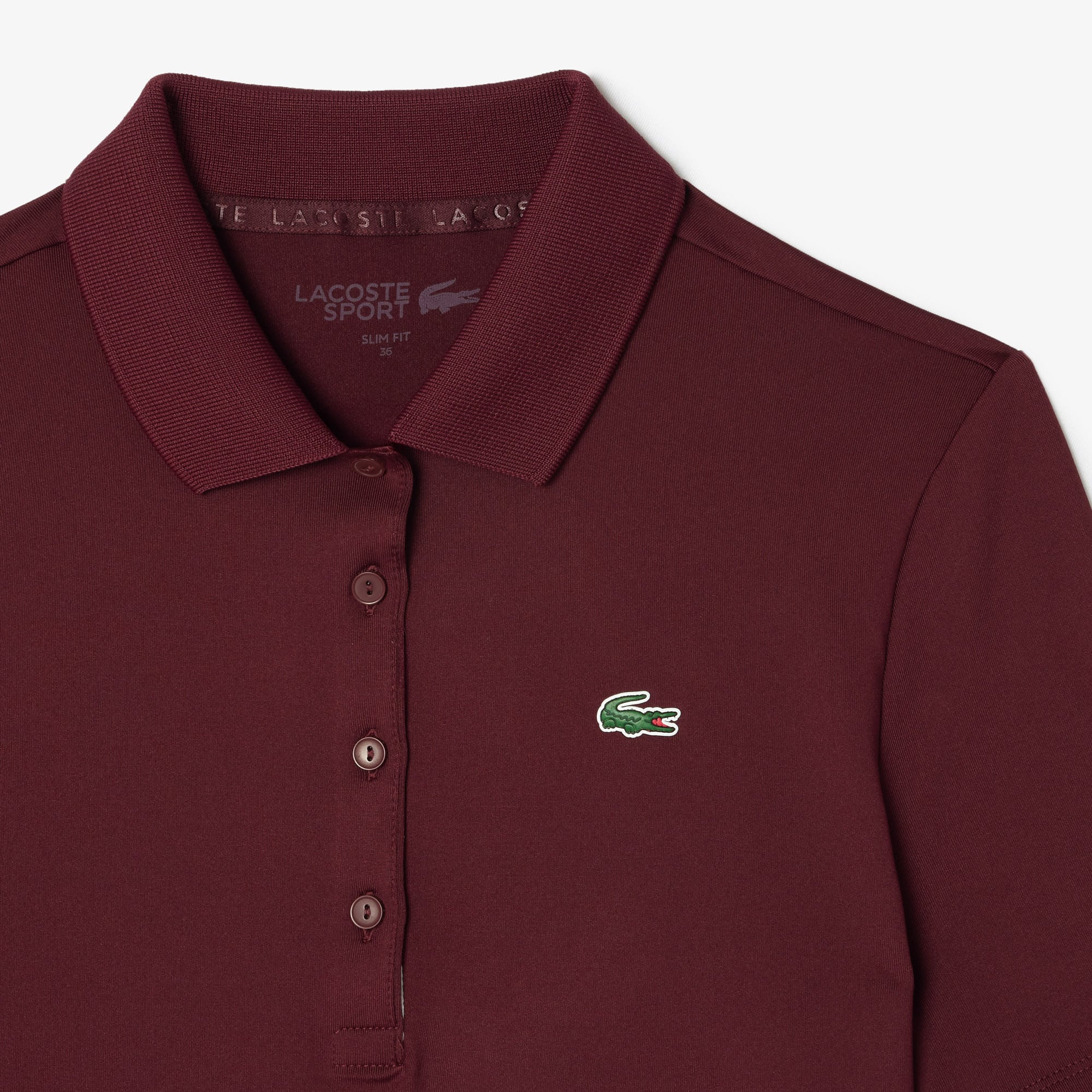 Polo Golf Lacoste SPORT stretch et respirant Manches Courtes - Rouge - Lacoste - Femme