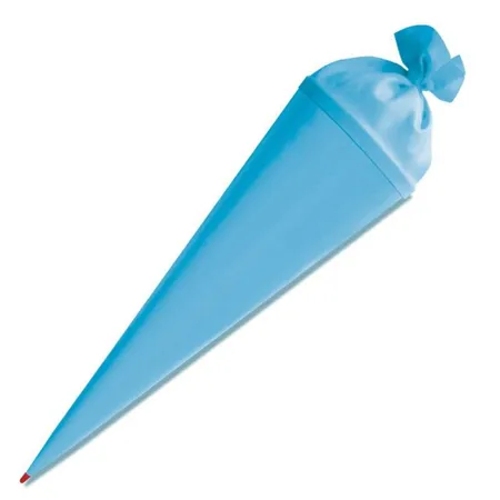 Roth Bastelschultüte 70 cm farbig mit Verschluss pazifikblau