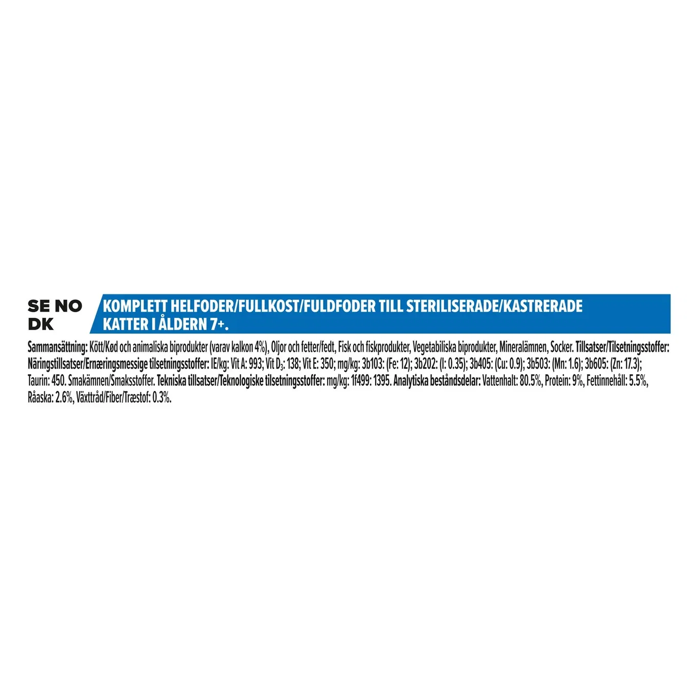 Pro Plan Sterilised Senior 7 10x75 g