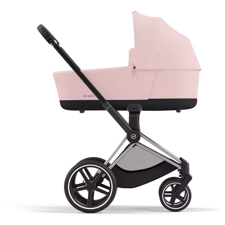 cybex PLATINUM Kombikinderwagen New Priam Chrome Black Peach Pink