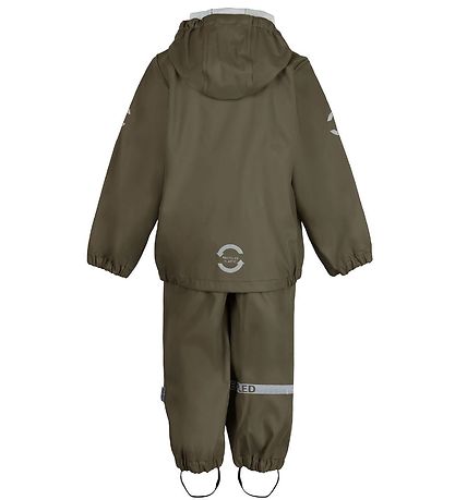 Mikk-Line Regnt?j - Recycled - PU - Dusty Olive