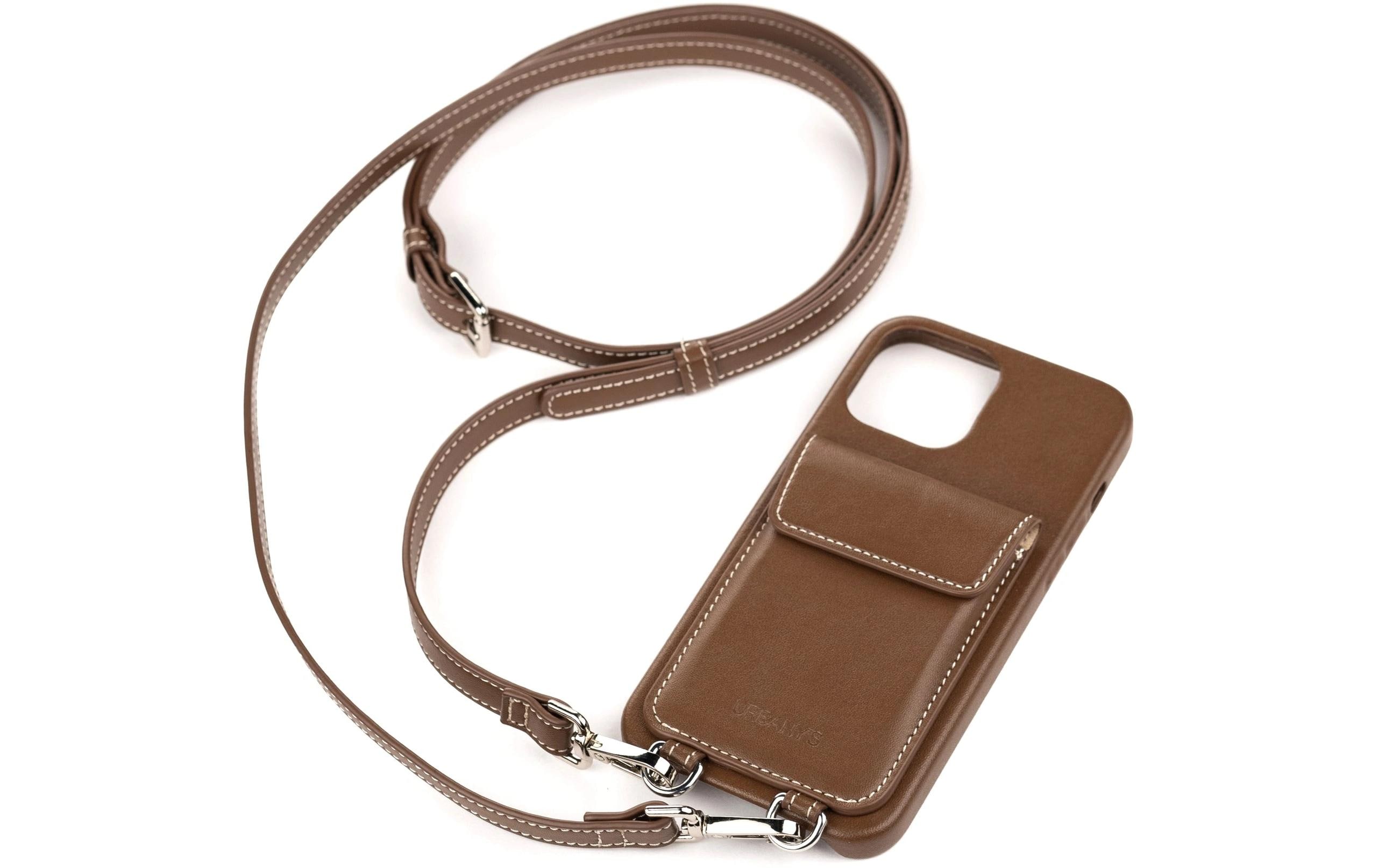 Necklace Case Handekette+ iPhone 15 Pro Max Espresso MartiniSchutzhülle mit Handykette für das Apple iPhone 15 Pro Max