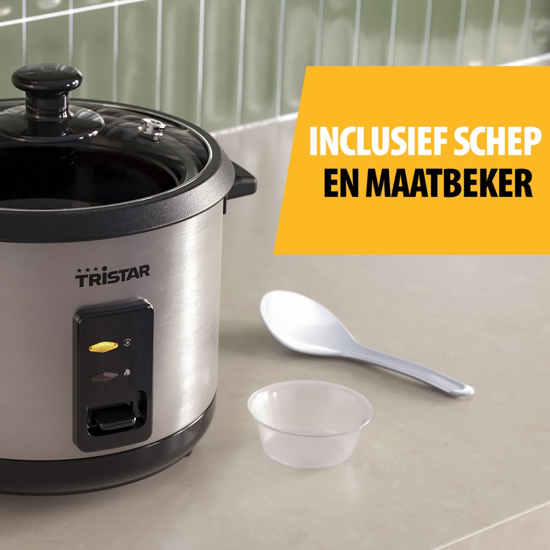 Tristar RK-6147 RVS rijstkoker - 1,5 Liter