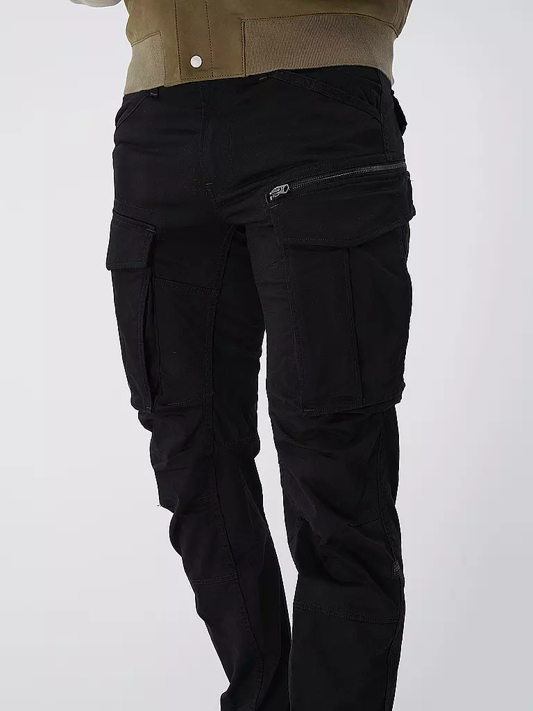 G-STAR RAW Cargohose Tapered Fit ROVIC ZIP 3D schwarz