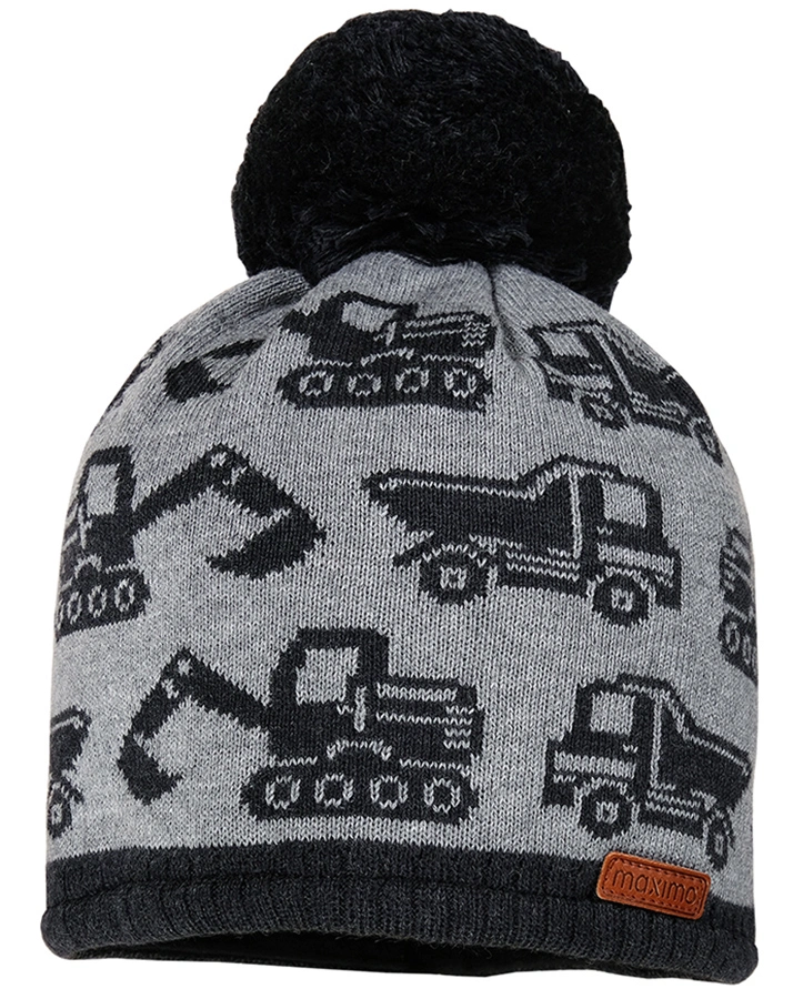 Wintermütze MINI FAHRZEUGE in graumeliert
