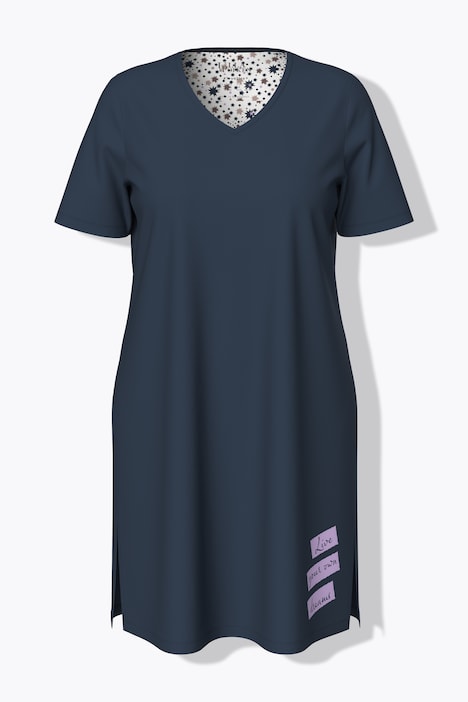 Bigshirts, 2er-Pack, Rundhals-/V-Ausschnitt, Halbarm