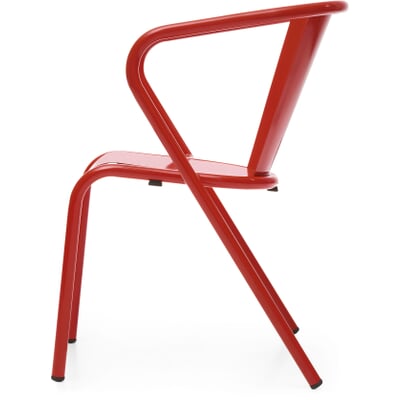 Stuhl Estoril, RAL 3013 Tomatenrot