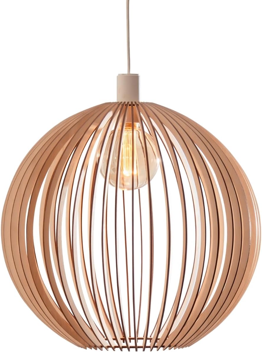 Pendelleuchte Holz „Forseti