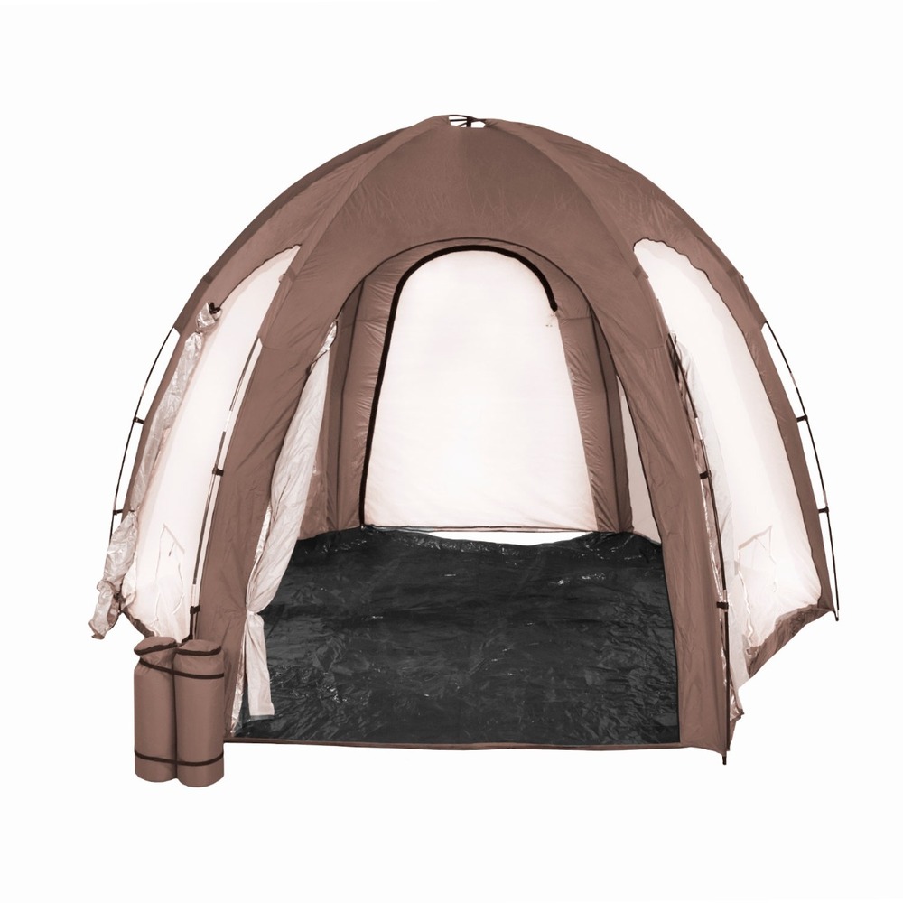 Tente dôme abri de piscine et spa - 3.4m x 3.9m h2.2m