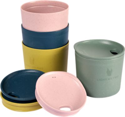 Light my FireMyCup´n Lid short BIO 4-pack - sortiert