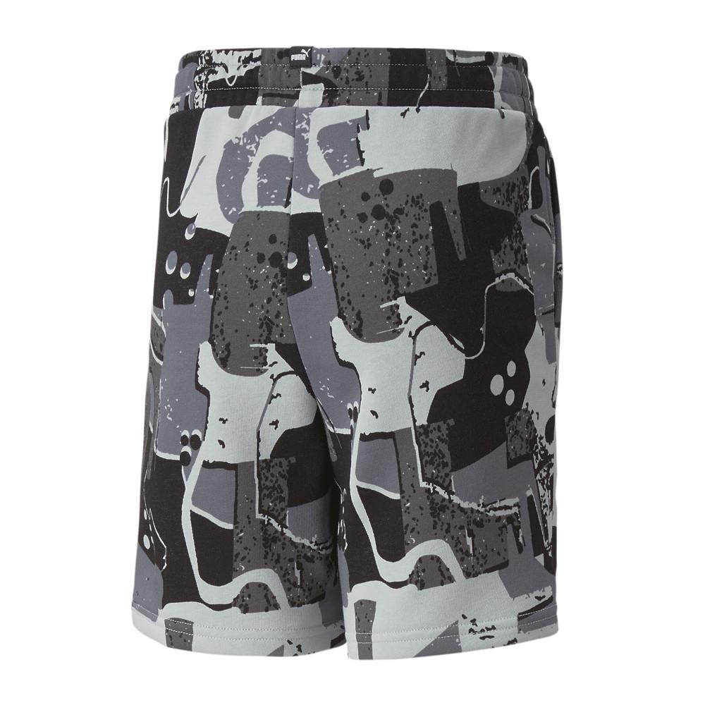 Puma Short Gris/Noir Garçon Puma 674078