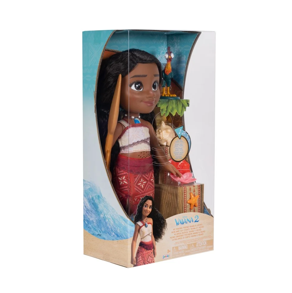 Disney Vaiana - Syngende ven - Vaiana Dukke 38cm.