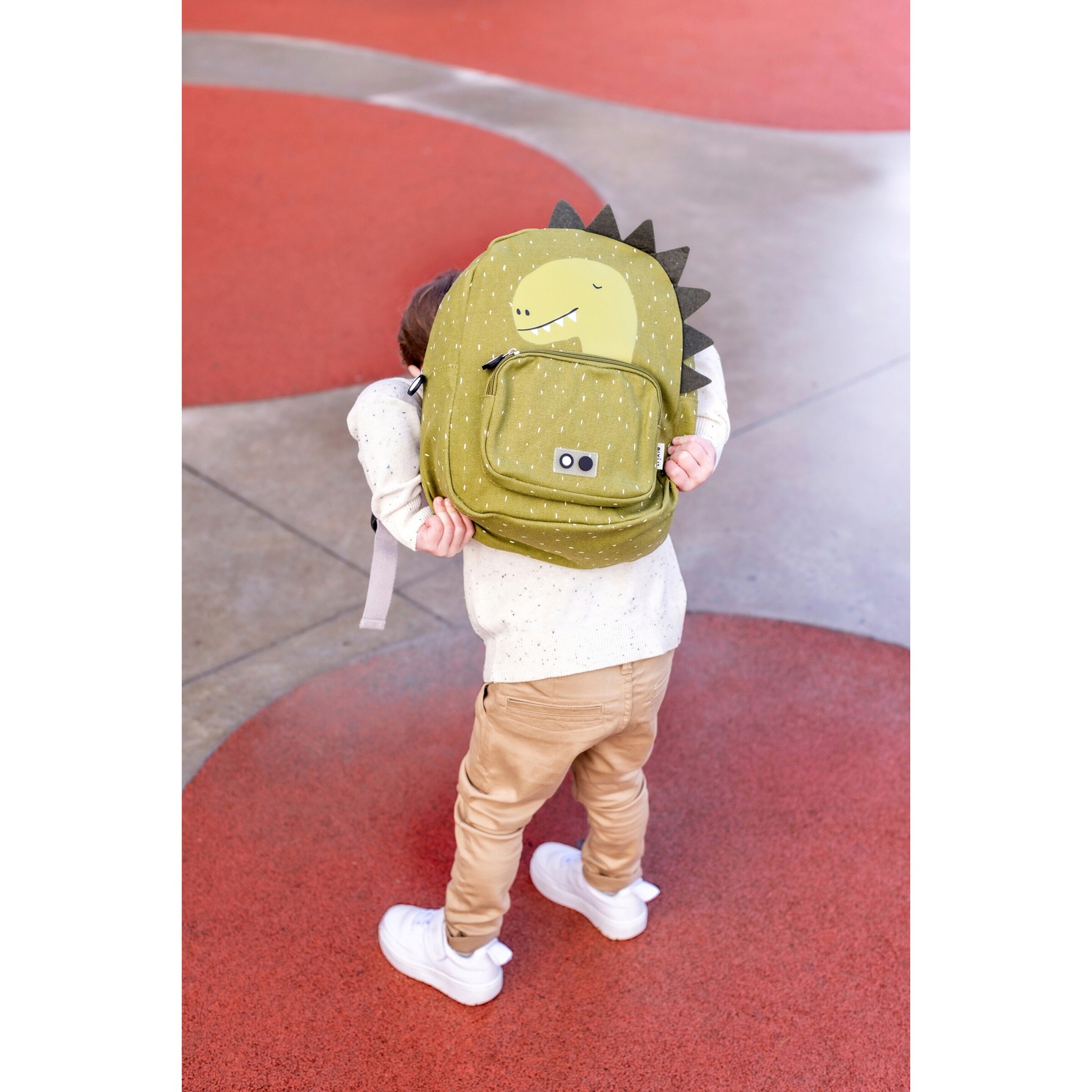 trixie Kindergartenrucksack grün - Mr. Dino