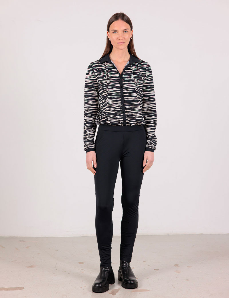 HBT BASICS INSOLITES | LOVA NOIR ECRU ZEBRA
