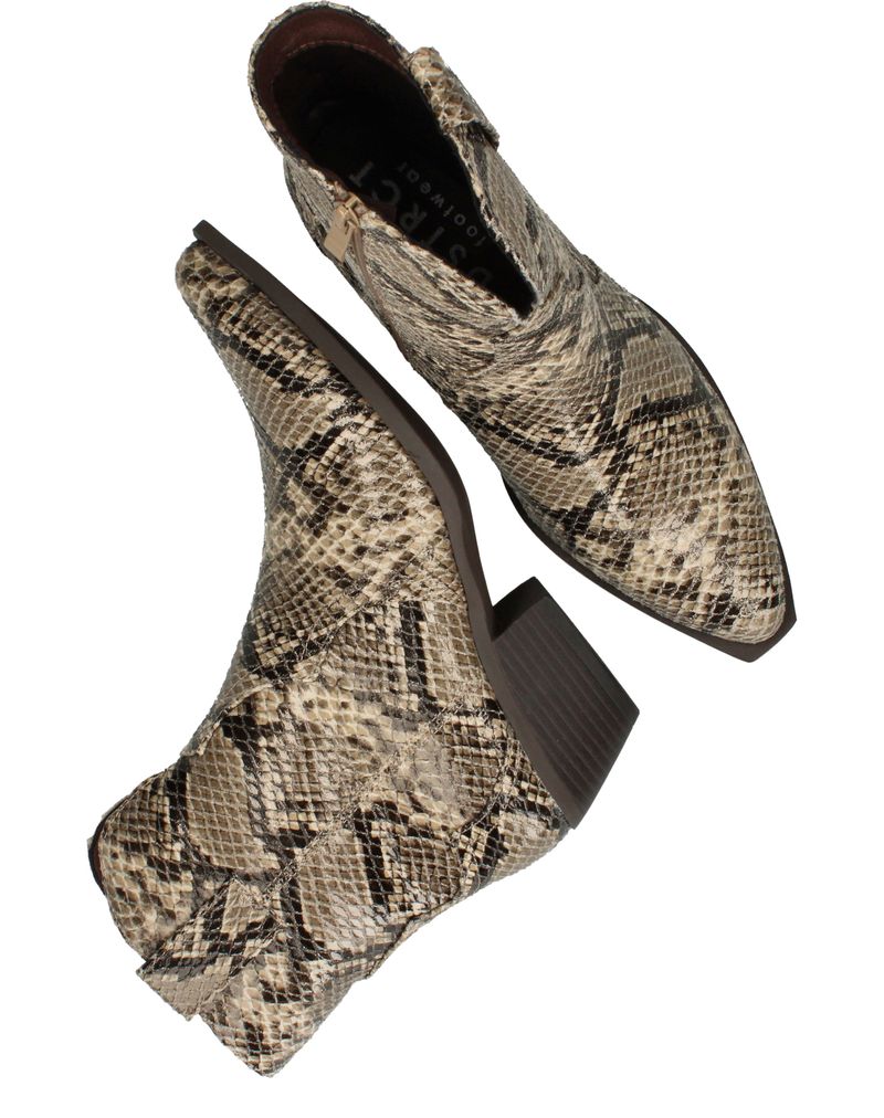 DSTRCT Enkellaarsjes Beige Dames