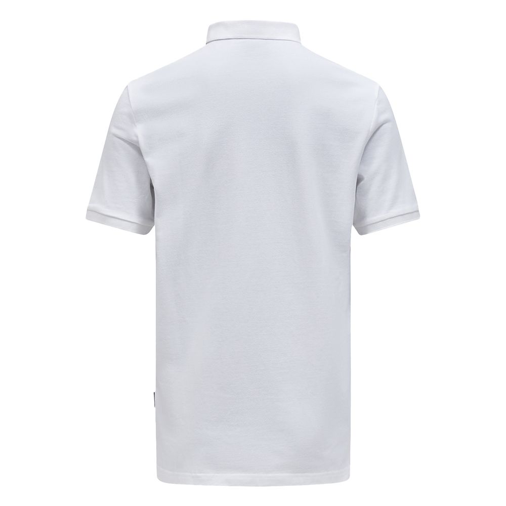 Classic Cotton Pique Herre Hvit