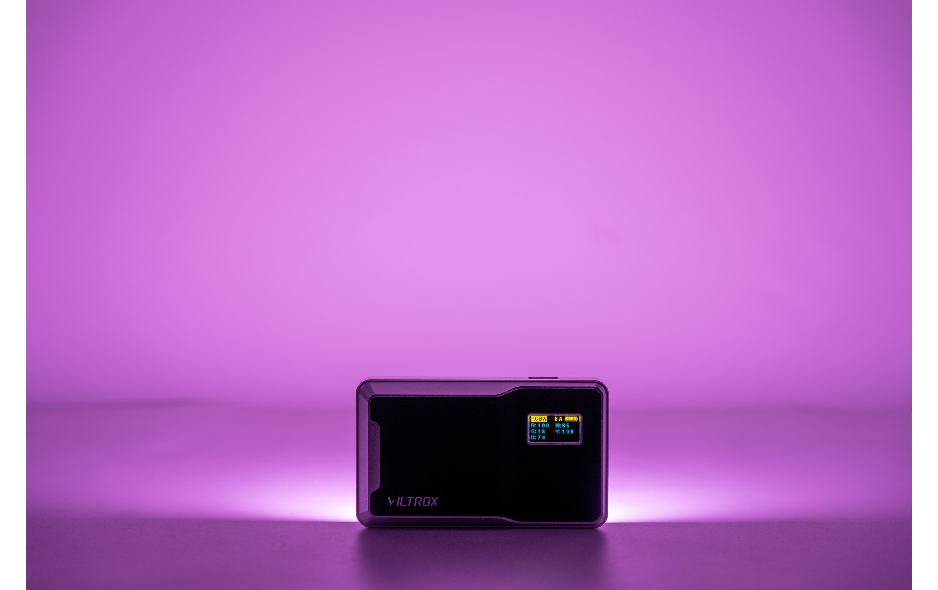 Videoleuchte Retro 08X8W Tragbare RGB-LED-Leuchte