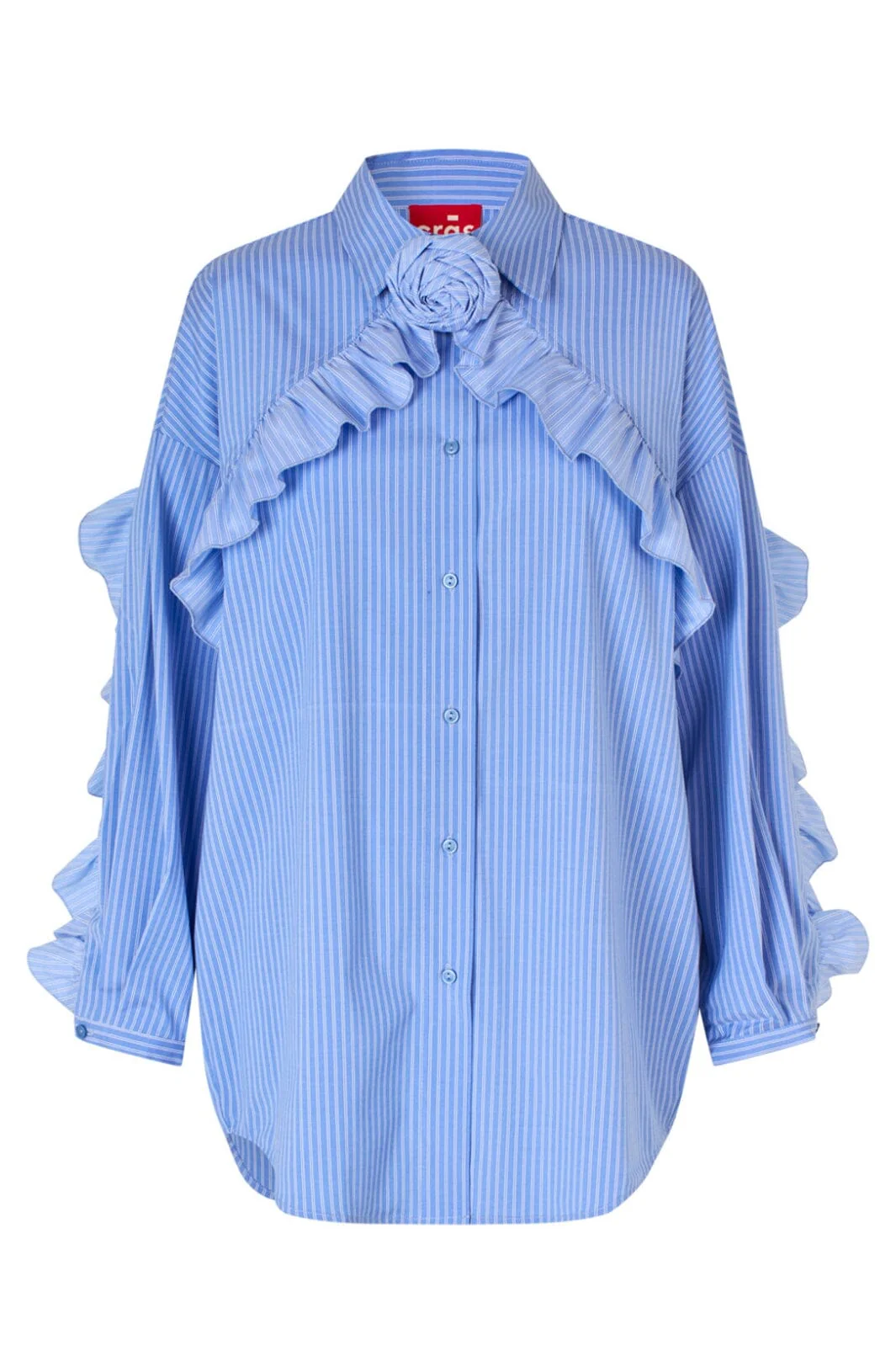 Cras Blooming Shirt 8061 8061 blue stripe
