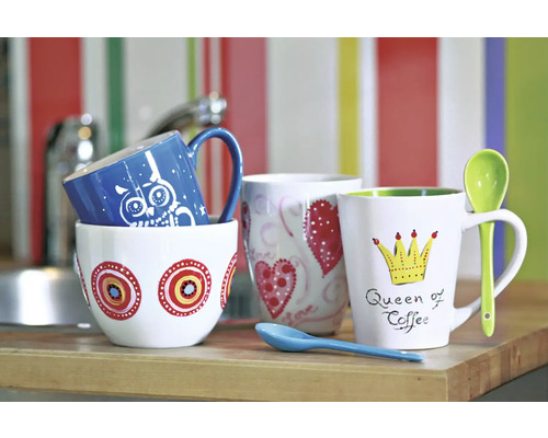 Marabu Porselein & Glas Starterset Glanzend