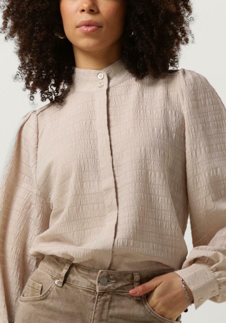 SECOND FEMALE beige second female blouse seer shirt