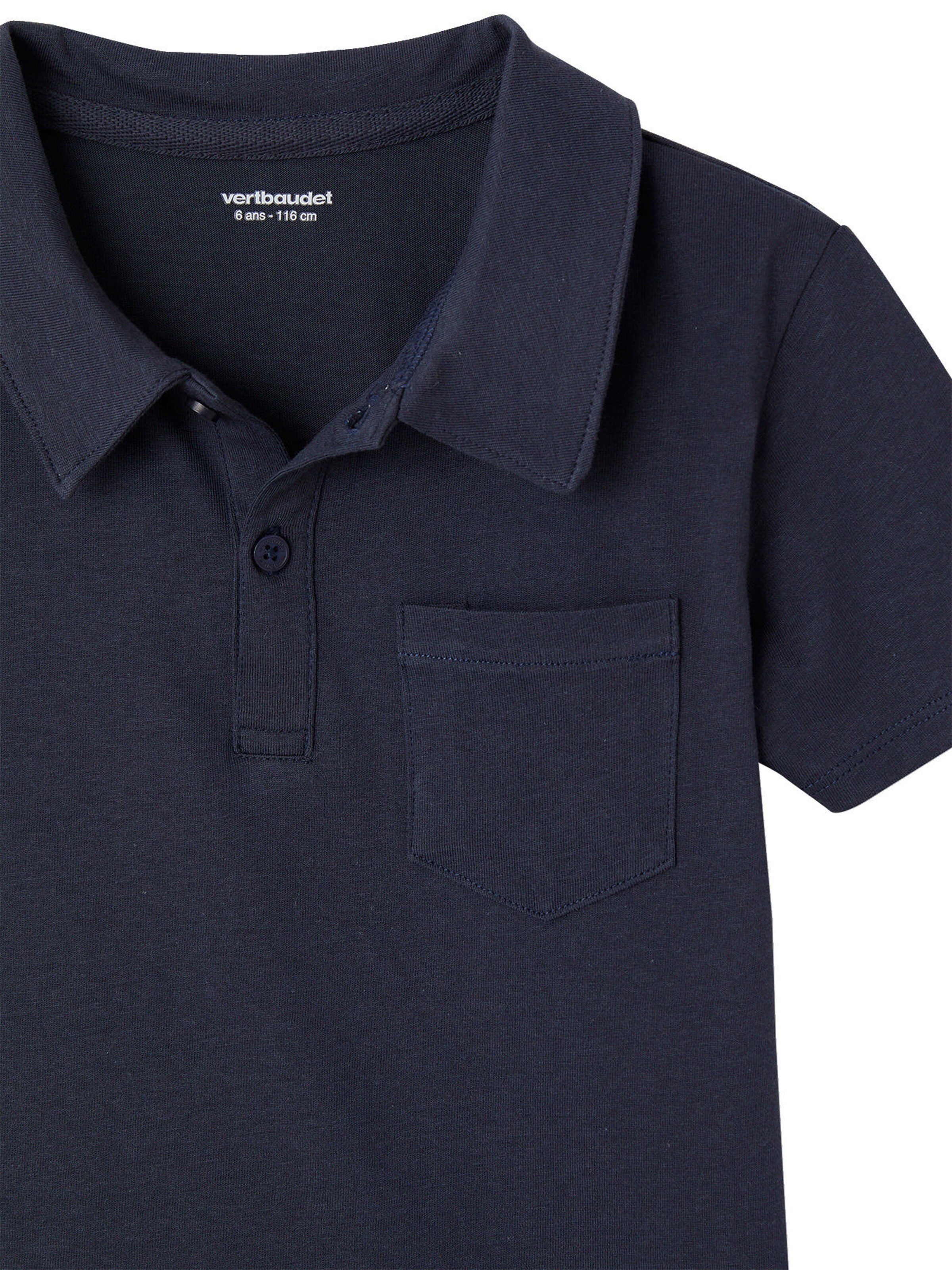 Vertbaudet 2er-Pack Jungen Poloshirts, Kurzarm koralle