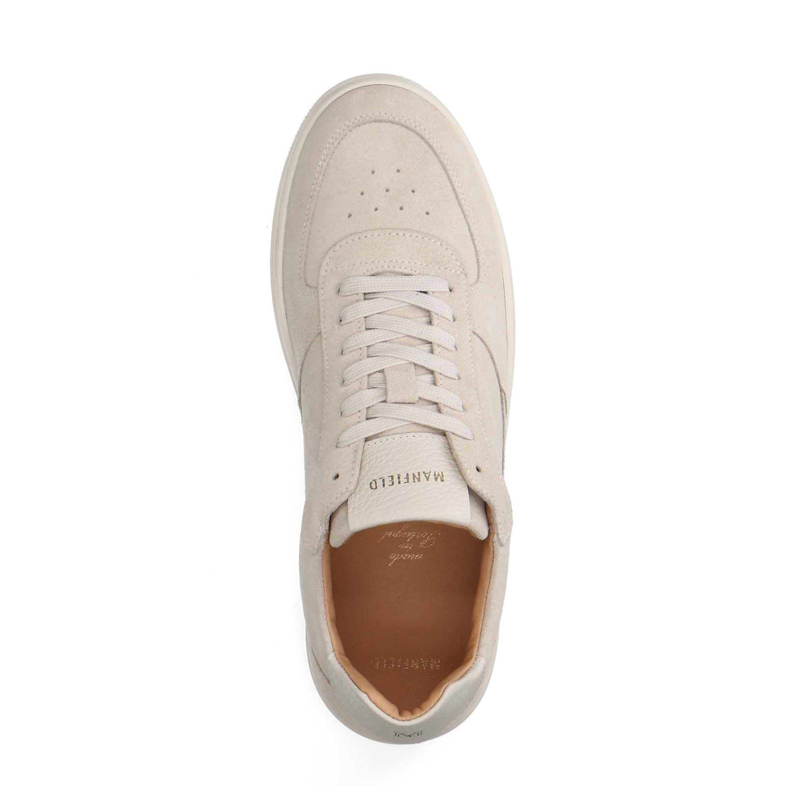 Licht grijze suède sneakers