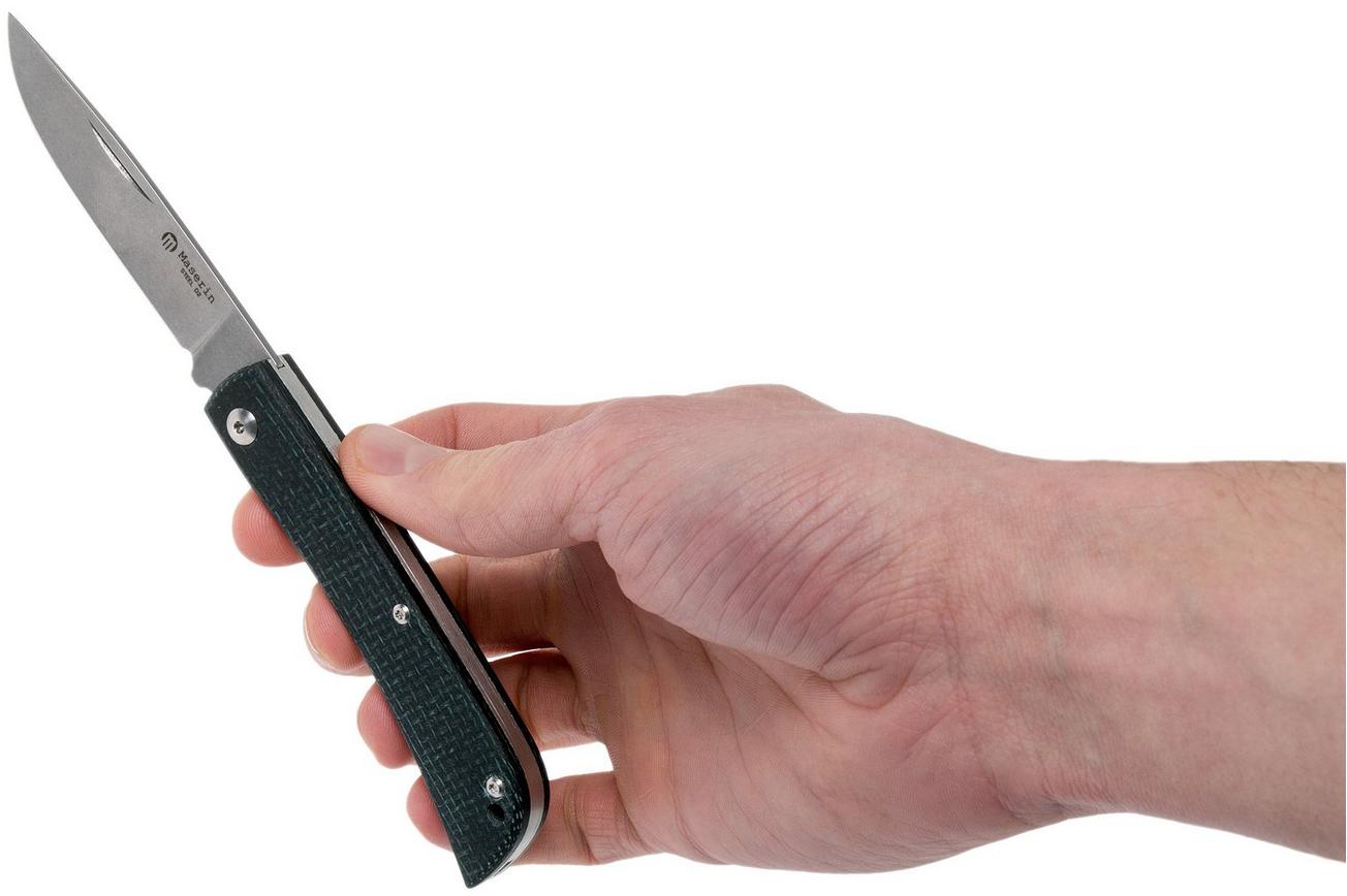 Maserin Scout Blue Micarta zakmes, 163-MB