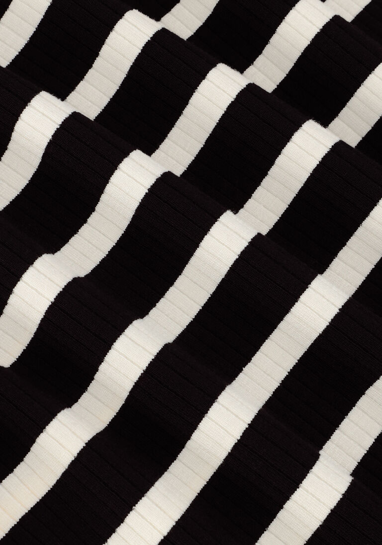TOMMY HILFIGER zwarte tommy hilfiger top slim 5x2 rib stripe tank ns